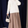 Braided Knit Sweater Ecru - الصورة 2