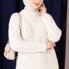 Braided Knit Sweater Ecru - الصورة 3