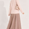 ⁦Braided Knit Sweater Powder Pink⁩ - الصورة ⁦4⁩