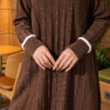 ⁦Beard-Detailed Mercerized Long Tunic Tan⁩ - الصورة ⁦4⁩