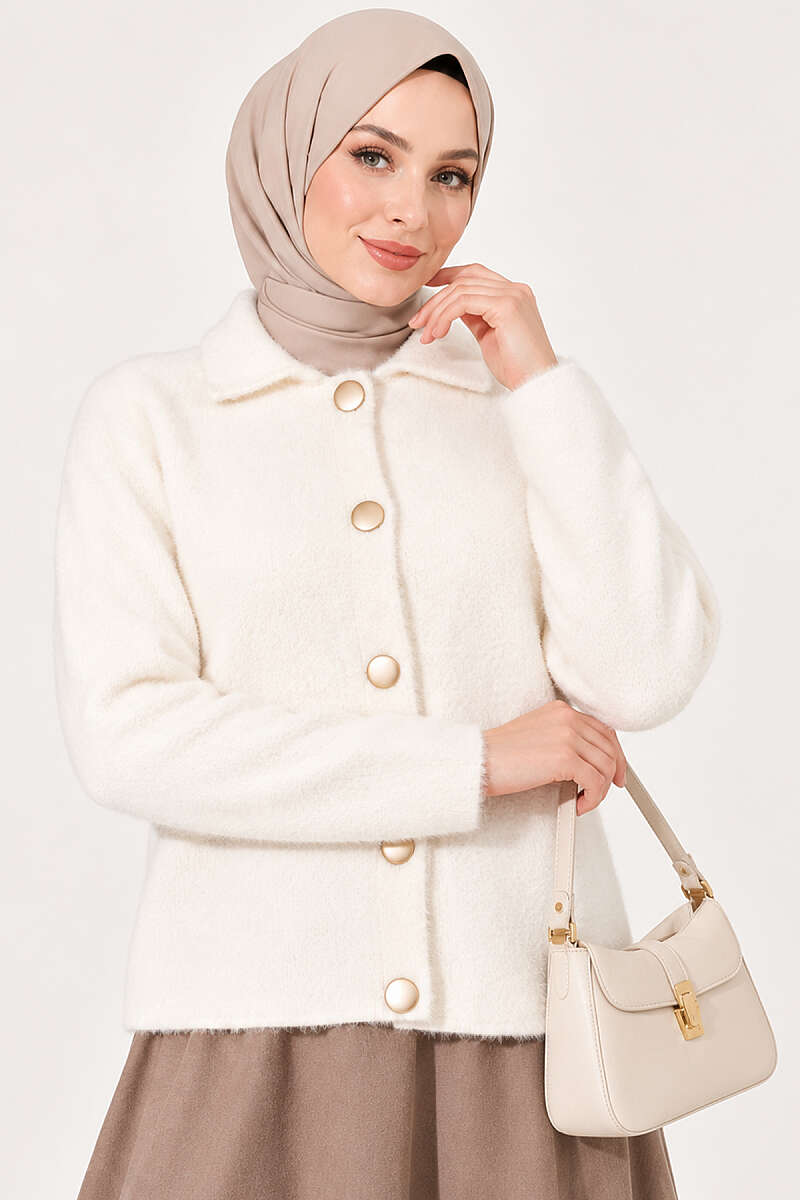 Cardigan Ecru