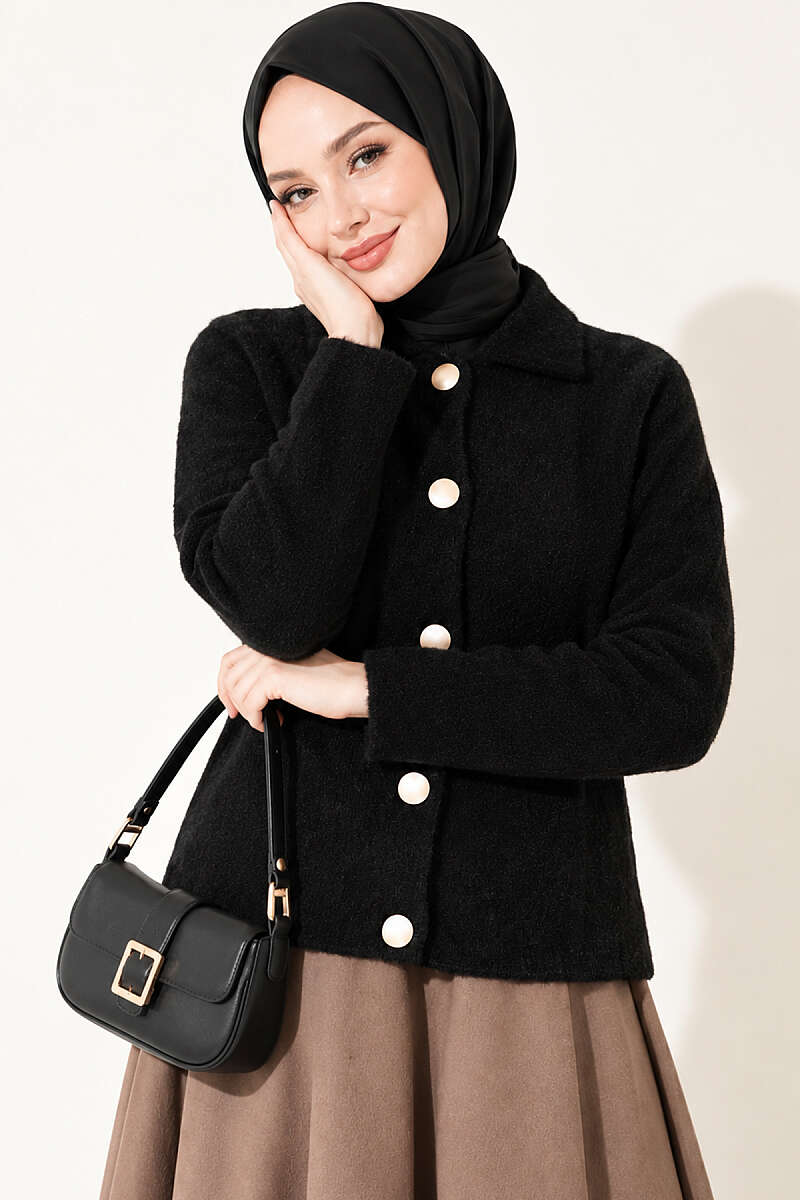 Cardigan Black - Image 3