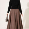Hooded Short Cardigan with Button Detailing in French Terry Fabric Black - Image 4