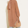 Shawl Collar Pocket Cardigan with Textured Knit Latte – Bild 3