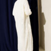 Shawl Collar Textured Knit Cardigan Ecru - Imagen 3