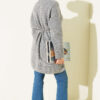 Shawl Collar Rice Knit Cardigan Grey - Afbeelding 3