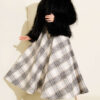 Oversized Coat with Fur Detail Black – Bild 2