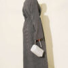 Loose Belted Knit Dress Smoke – Image 3