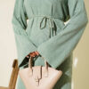 Loose Belted Knit Dress Mint – Bild 4