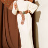 Loose Belted Knit Dress Stone