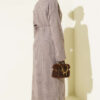 Loose Belted Knit Dress Mink - الصورة 3