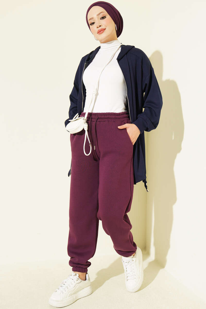 Trousers Plum - الصورة 2