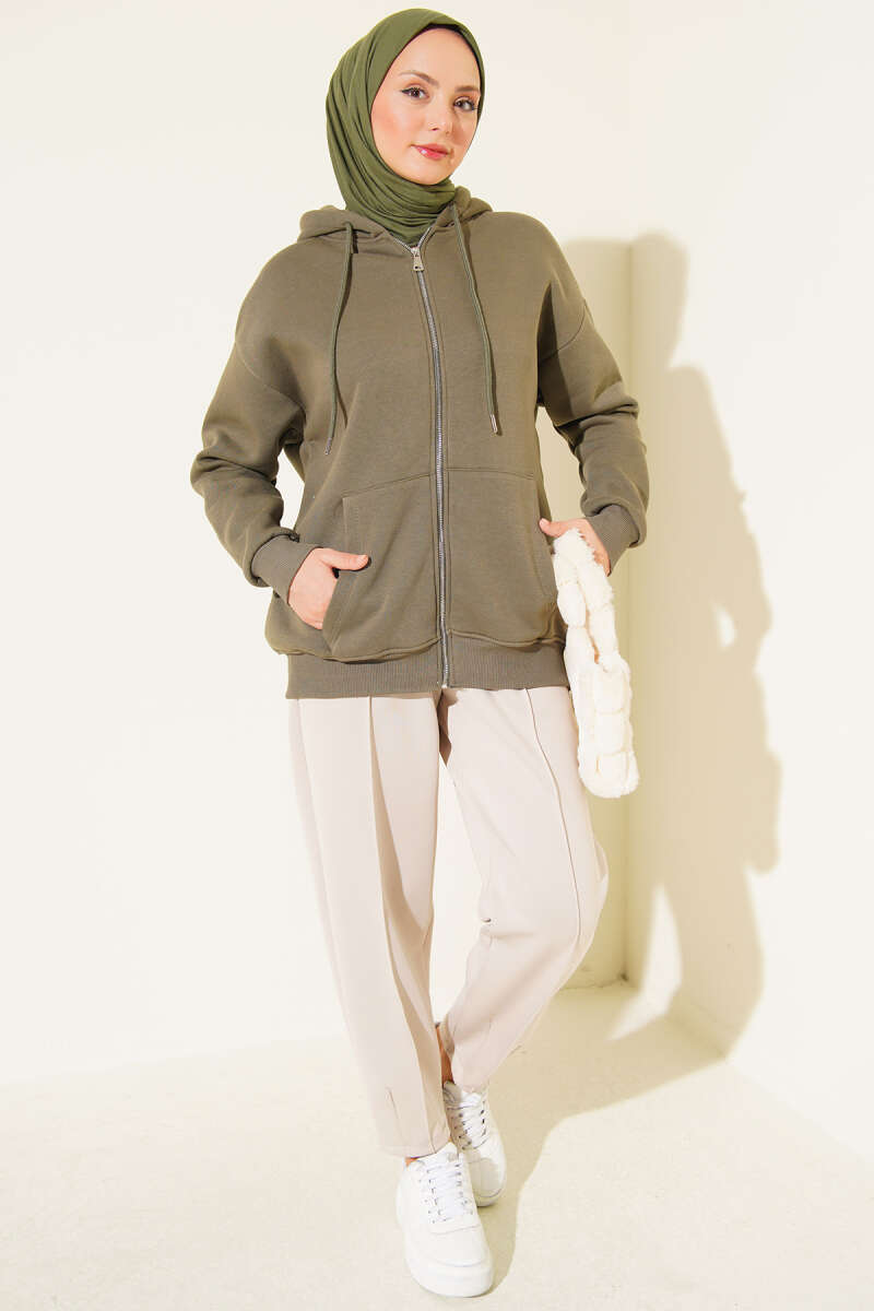 Cardigan Khaki - Image 2