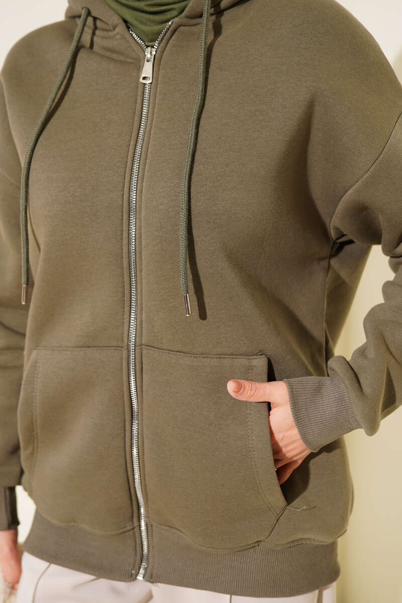 Cardigan Khaki - Image 4
