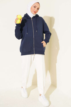 Alternative view of Cardigan Navy Blue
