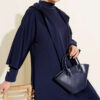 Scuba Long Cardigan Three-Piece Set Navy Blue - immagine 2