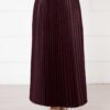 Sena Pleated Skirt Burgundy - immagine 2