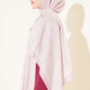 ⁦Striped Detailing Ethnic Pattern Shawl Lilac⁩ - الصورة ⁦3⁩