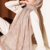Striped Detailing Ethnic Pattern Shawl Black - Image 5