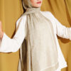 Striped Detailing Ethnic Pattern Shawl Hazel