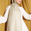 Striped Detailing Ethnic Pattern Shawl Hazel – Bild 2