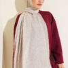 Striped Detailing Ethnic Pattern Shawl Navy Blue – Bild 5