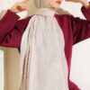 Striped Detailing Ethnic Pattern Shawl Stone – Image 2