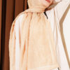 Striped Detailing Ethnic Pattern Shawl Yellow - Image 2