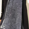 Striped Detailing Ethnic Pattern Shawl Black - الصورة 4
