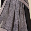 Striped Detailing Ethnic Pattern Shawl Black - immagine 4