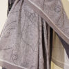 Striped Detailing Ethnic Pattern Shawl Mink – Image 4