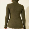 Striped Detail Knit Sweater Khaki - Afbeelding 4