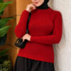 Striped Detail Knit Sweater Red - immagine 3
