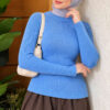 Striped Detail Knit Sweater Blue - immagine 3