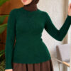 Striped Detail Knit Sweater Nefti