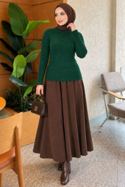 Alternative view of Striped Detail Knit Sweater Nefti