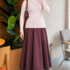 Striped Detail Knit Sweater Powder Pink - immagine 2