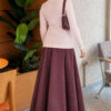 Striped Detail Knit Sweater Powder Pink - immagine 4