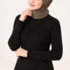Striped Detail Knit Sweater Black - Imagen 2