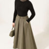 Striped Detail Knit Sweater Black - Imagen 3