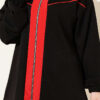 Striped French Terry Zip-Front Two-Piece Set Black - immagine 4