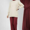 Embroidered Knit Tunic with Beaded Detailing Stone – Bild 2