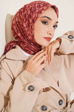 Alternative view of Scarf Terracotta