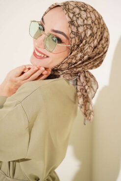 Alternative view of Scarf Sand Beige