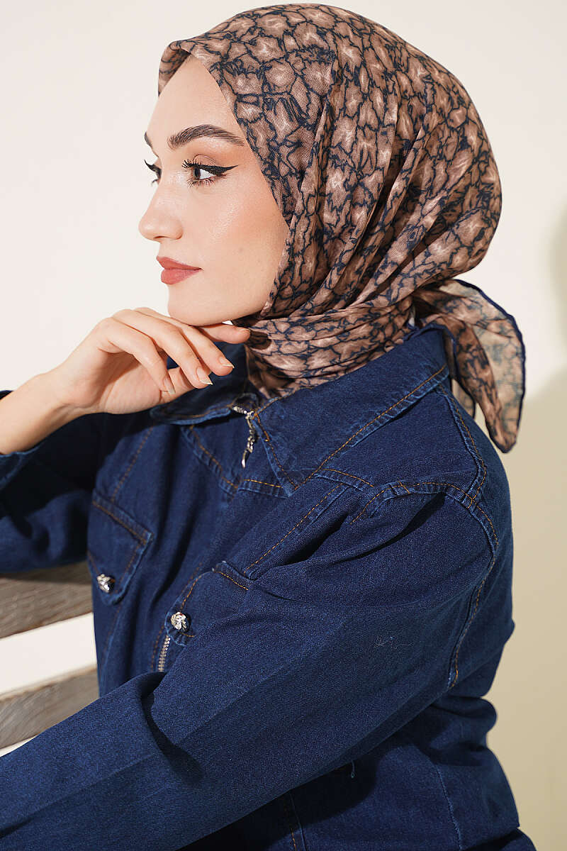 Scarf Navy Blue - Afbeelding 2