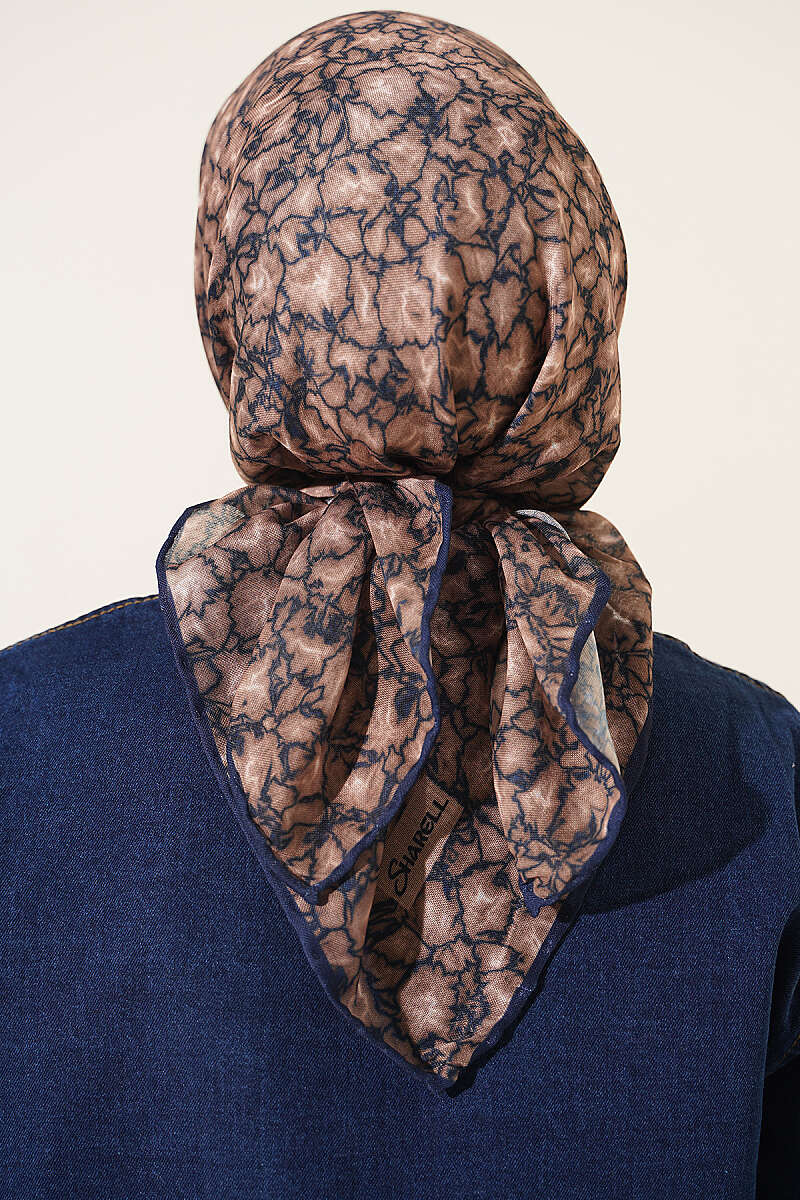 Scarf Navy Blue - Afbeelding 3