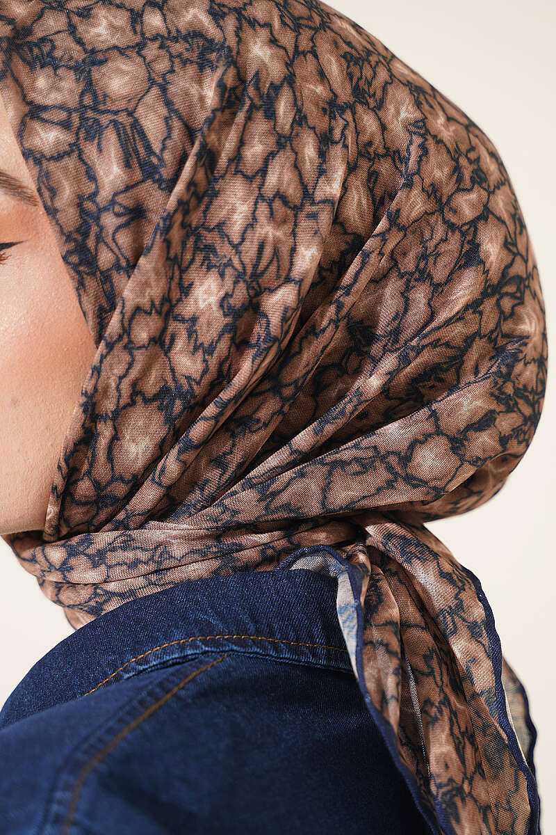 Scarf Navy Blue - Afbeelding 4