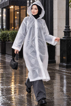 Waterproof Raincoat White
