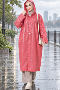 Waterproof Raincoat Burgundy
