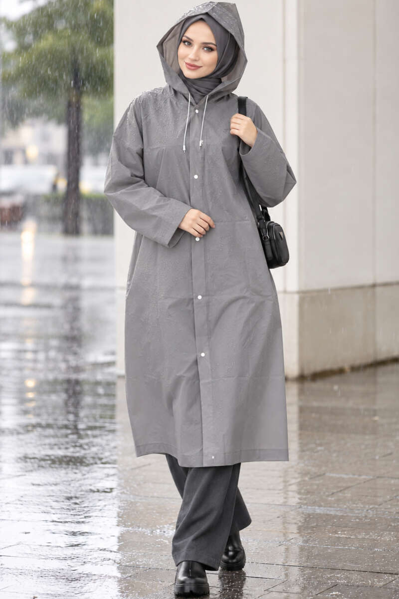 Waterproof Raincoat Smoke - immagine 3